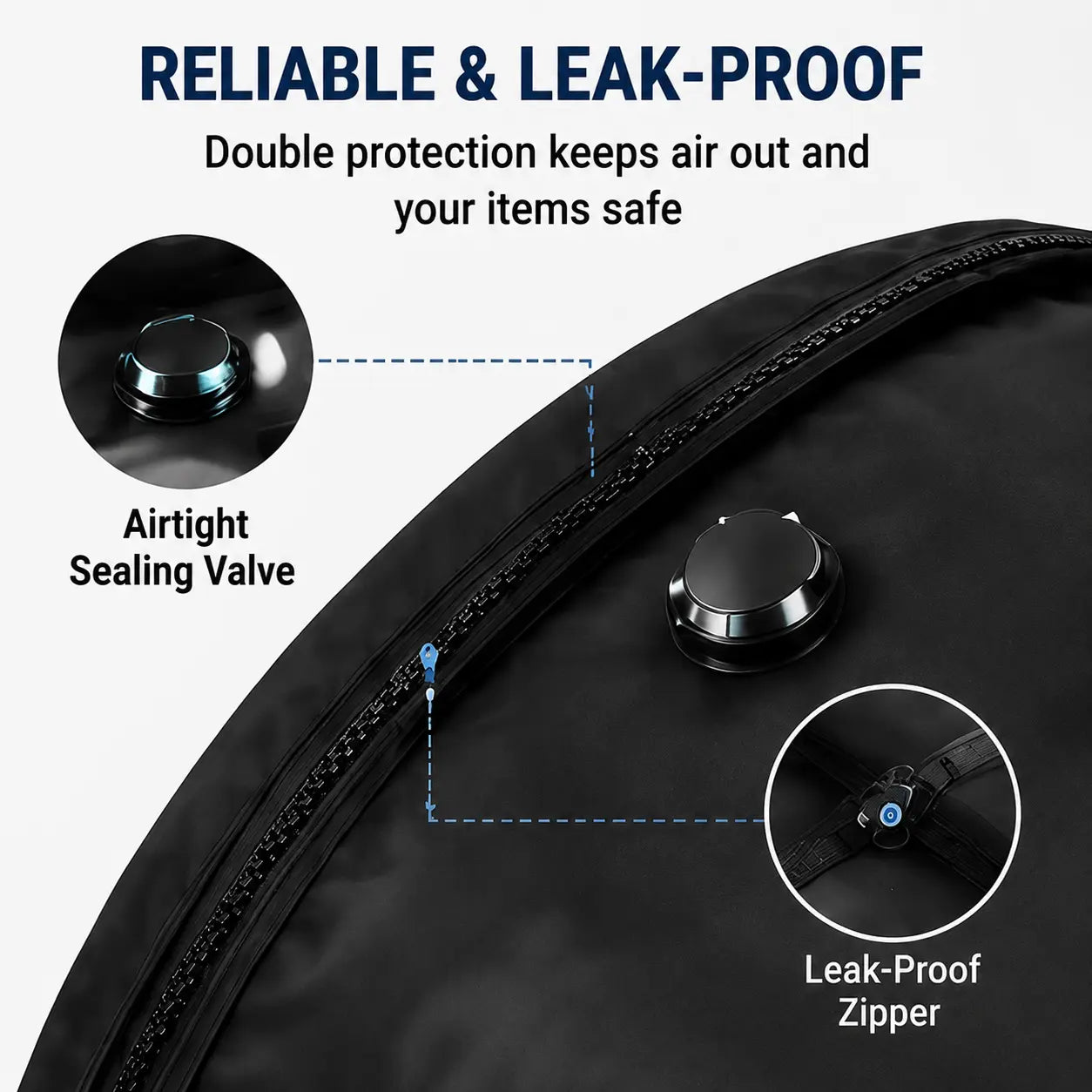 Travel Vacuum Storage Bag Lightweight Pouch with Portable Electric Pump, Space Saver Compression Bag for Clothes, Suitcase Organizer for Vacation Packing Graduation Gift