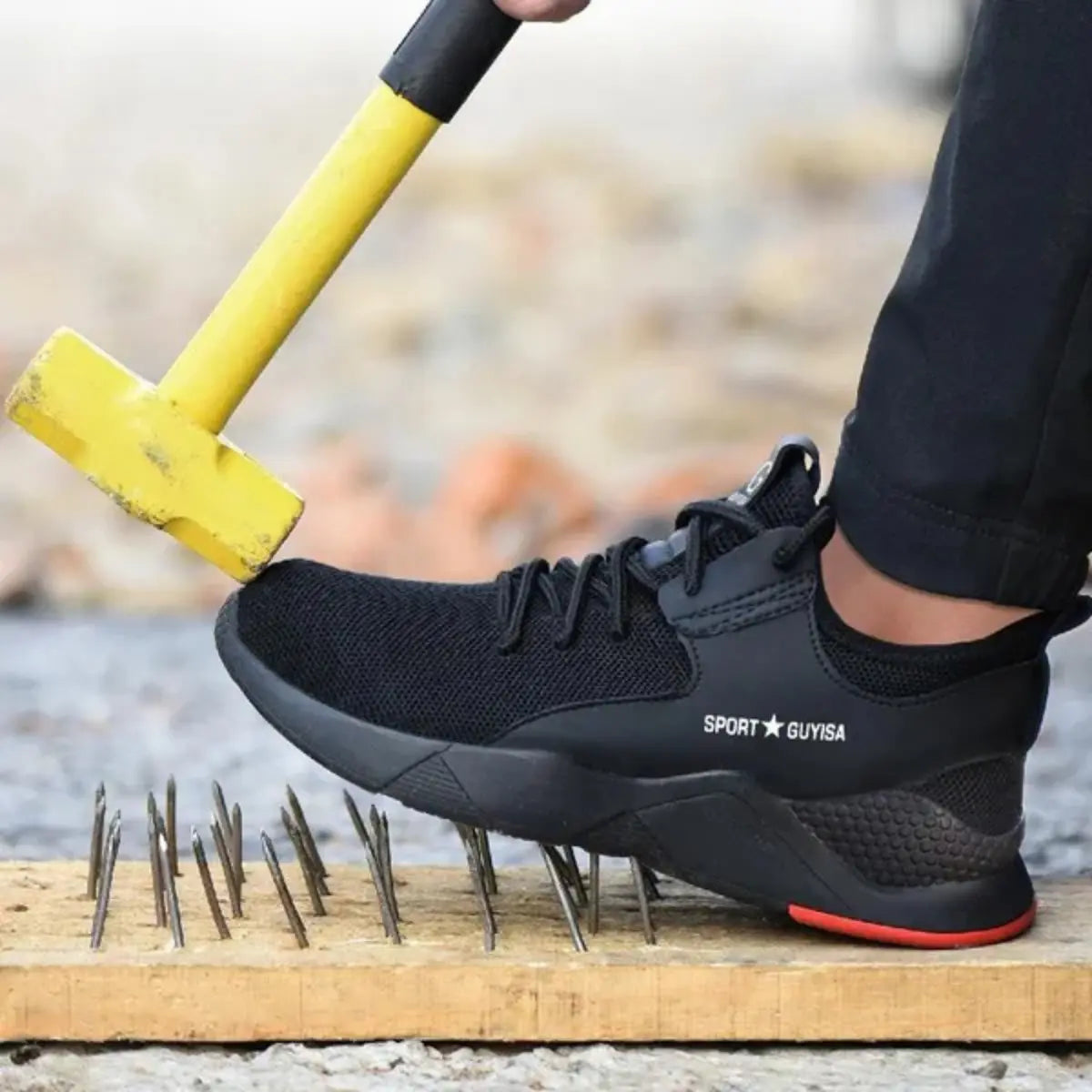 Steel Toe Shoes Kevlar Fiber Safety Shoes for Men Breathable Work Shoes Hiking Climbing Shoes Labor Shoes anti Collision Shoes plus Size