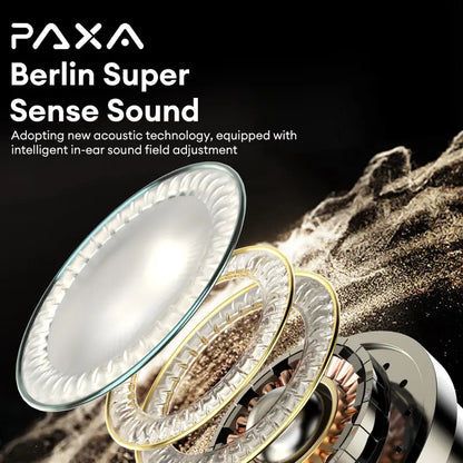 【Free Shipping】Paxa Vogbuds 5 Pro OWS Smart Voice Assistant Headset,Dynamic Stereo Sound Earbuds with ENC Call Noise Canceling Mic, Digital Battery Display