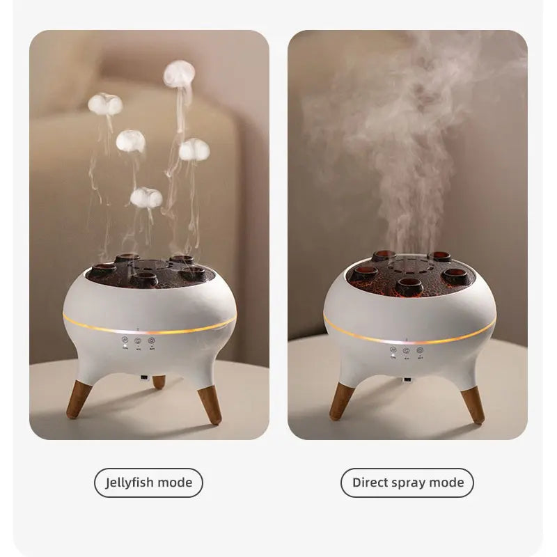 3-In-1 Home Humidifier - Colorful Night Aroma Diffuser, Mist Won'T Wet the Desk, Perfect for Bedroom, Office, Aromatherapy Gift Color Light White Noise