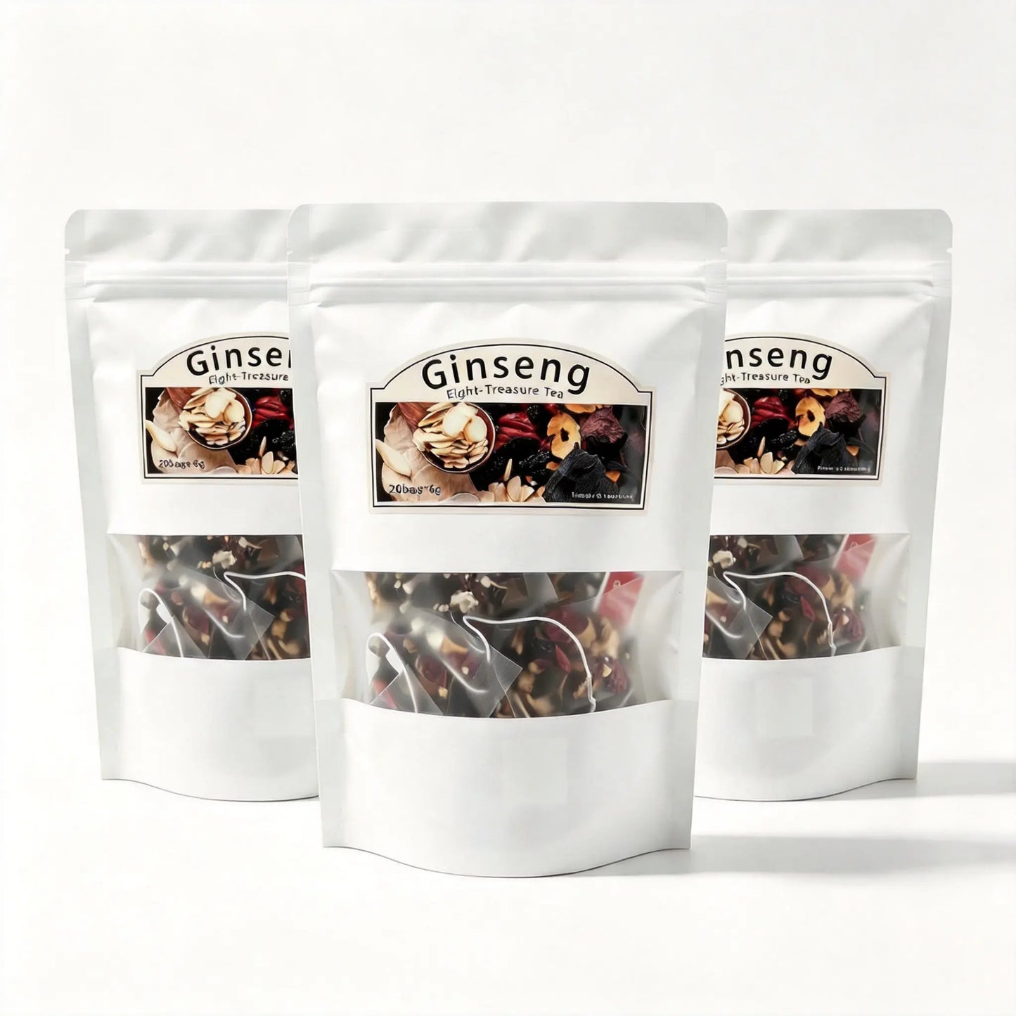 Organic Kidney Cleanse Tea - 8-Treasure Formula with Ginseng, Traditional Detox Tea for Men & Women