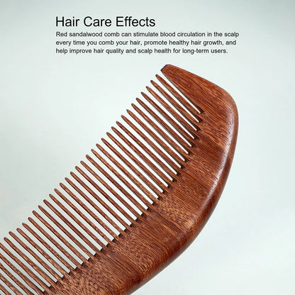 Natural Wood Comb Sandalwood Hair Comb Scalp Massage Combs Massage Anti-Tangle anti Static Hair Brush Hairdressing Styling Tools