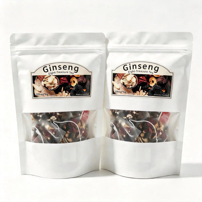 Organic Kidney Cleanse Tea - 8-Treasure Formula with Ginseng, Traditional Detox Tea for Men & Women