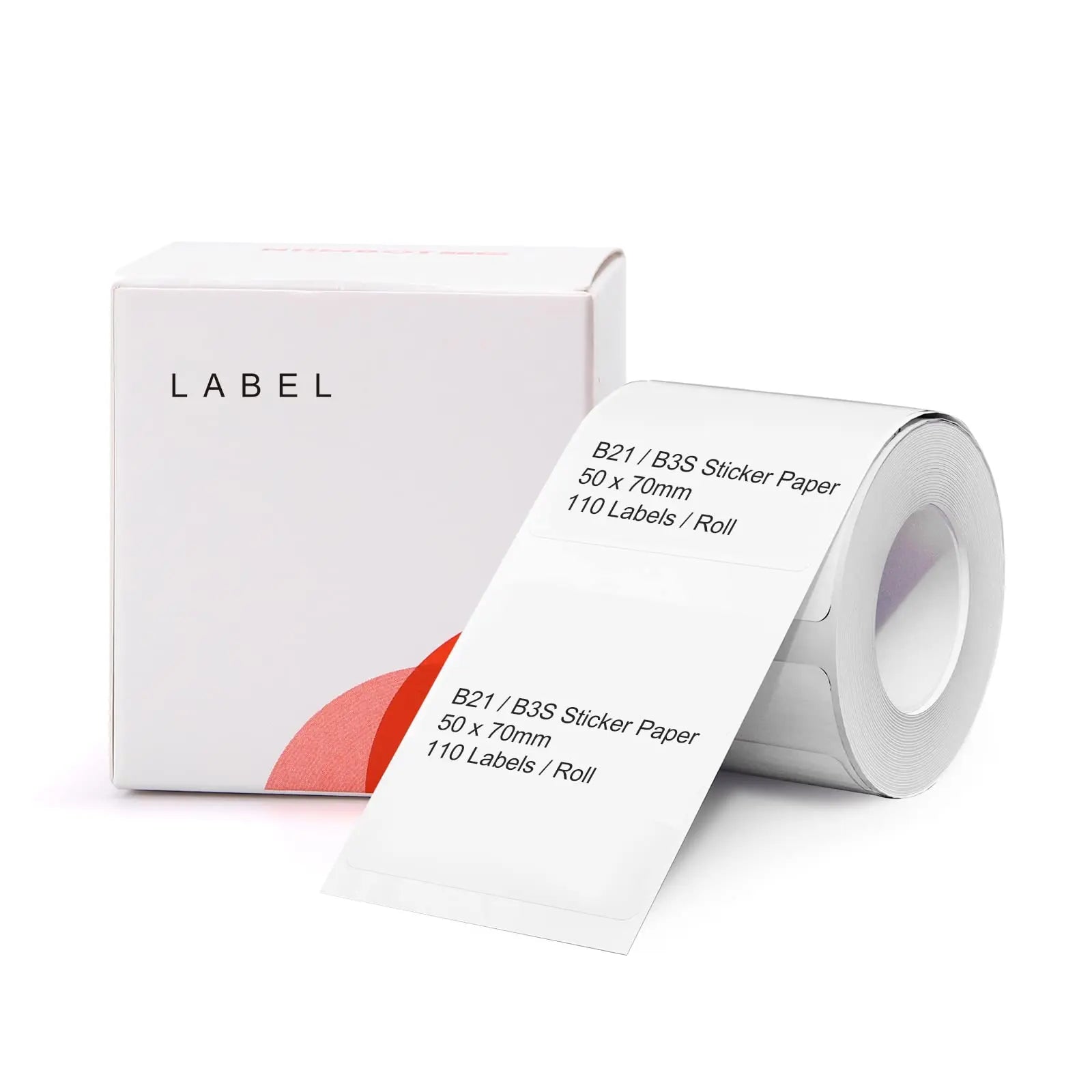 NIIMBOT Labels for B-Series Thermal Label Printer, Thermal Label Tape for Marson Jar/Bakery/Grocery/Barcode/Return Address/Small Business,Back to School,Back to School Haul