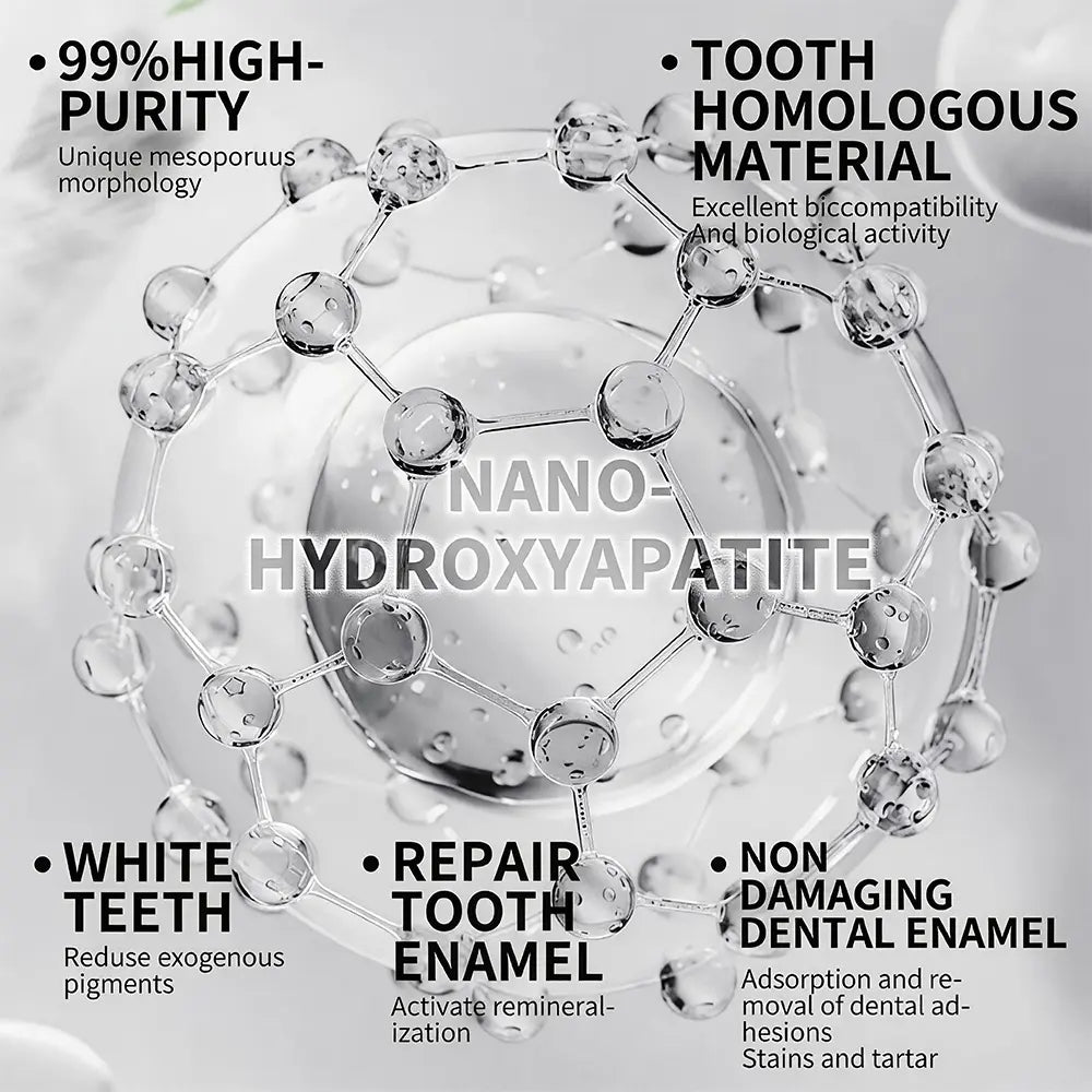 Drwhiten Nano Hydroxyapatite Toothpaste – 7.5% Nhap Fluoride-Free Enamel Repair & Sensitivity Relief, Whitening Toothpaste, Mint Flavor, 4.23 Oz