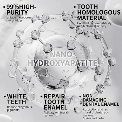 Drwhiten Nano Hydroxyapatite Toothpaste – 7.5% Nhap Fluoride-Free Enamel Repair & Sensitivity Relief, Whitening Toothpaste, Mint Flavor, 4.23 Oz