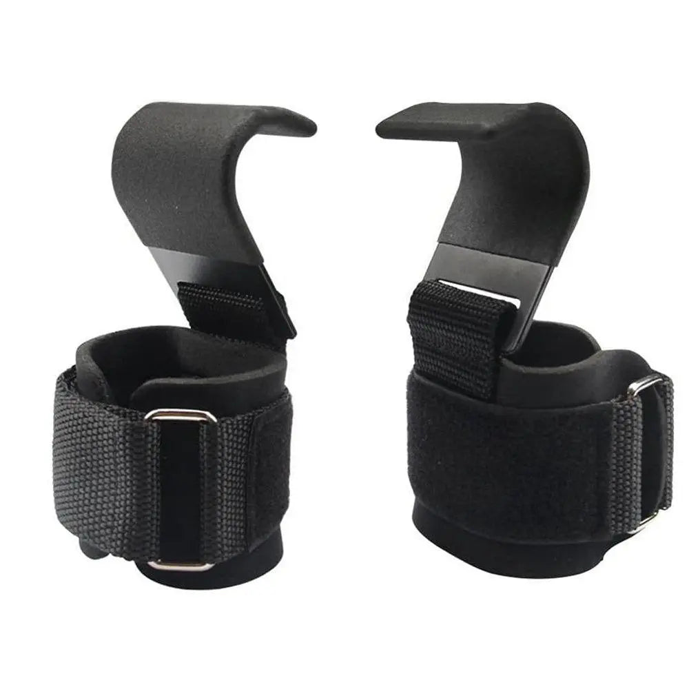 Weight Lifting Hooks, 2/4 Counts Heavy Duty Lifting Wrist Straps, Pull Ups Deadlift Straps, Weight Lifting Grips for Home Gym