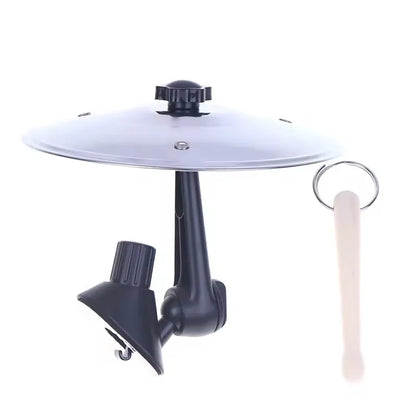 Clip-On Mini Air Vent Musical Drum, Alloy Saucer Car Car Dashboard Cymbal Air Outlet Stainless Steel Drum Cymbal Easy to Install