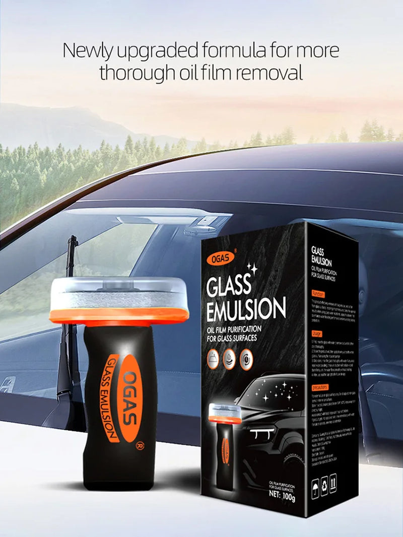 Car Glass Cleaner Gel & Foam Windshield Watermark Remover Anti-Fog Coating, Fast Cleaning for Car Windows, Safe Rainproof