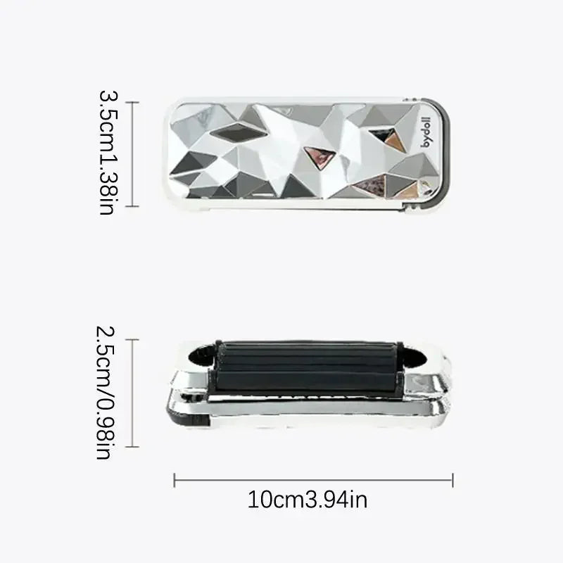 2 in 1 Mini Hair Brush Folding Massage Comb Head Massage Anti-Static Portable Hair Combs Mirror Air Cushion Scalp Massage Comb