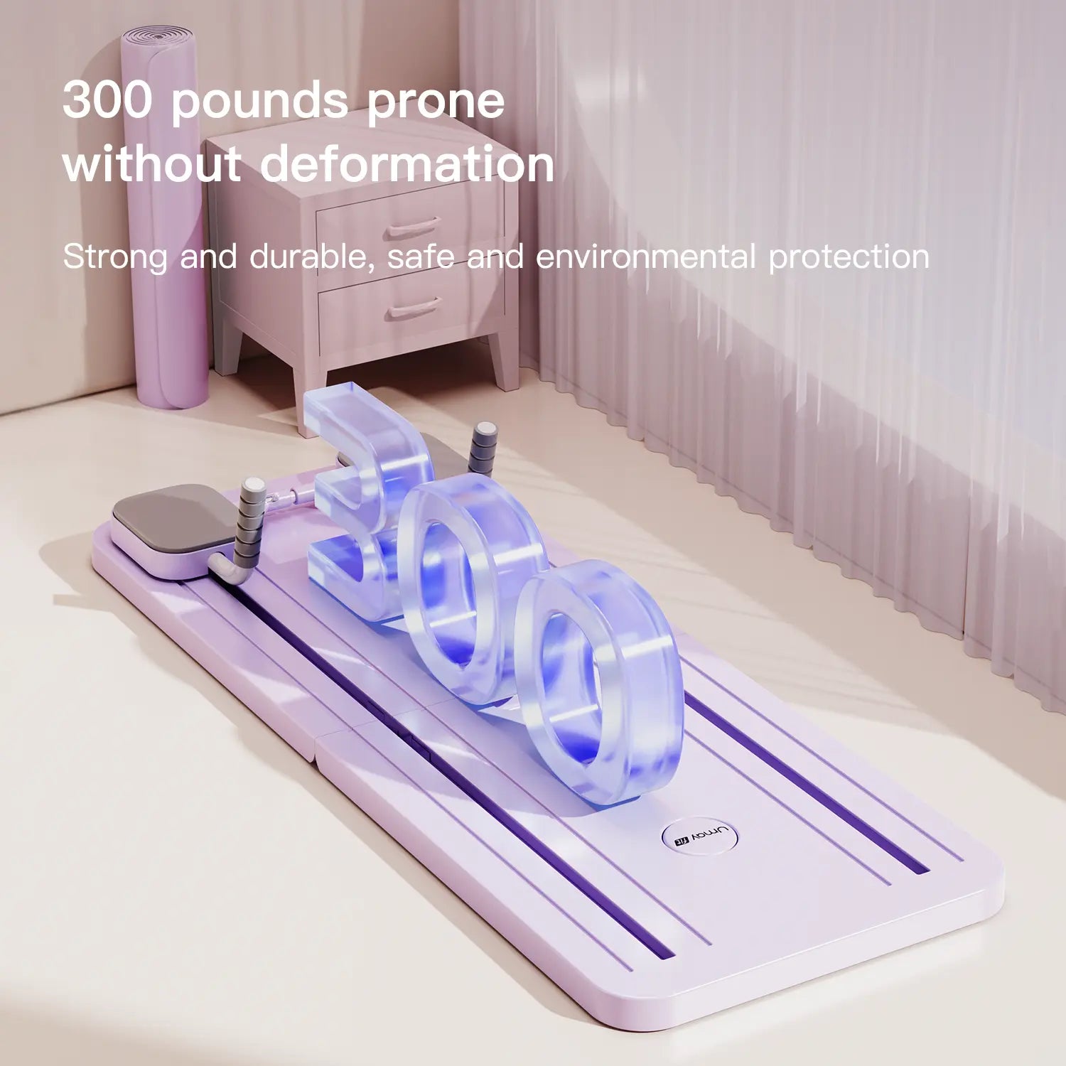 A1 Pilates Board with Yoga Socks - Pilates Equipment Set, Multifunctional Foldable Home Pilates Board, 5-In-1 Pilates Skateboard，Summer Wins Summerwins