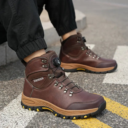 Fashion Safety Shoes Men'S Work Steel Toe Shoes Indestructible Protective Shoes Puncture-Proof Security Footwear Slip-Resistant Shoes Work Life Waterproof Shoes Wear Resistant Roofing Shoes,Father'Sdaygifts