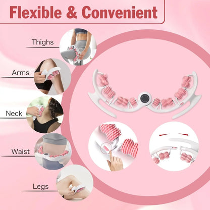 Manual Leg Roller Tool for Daily Stretching and Fitness Relaxation