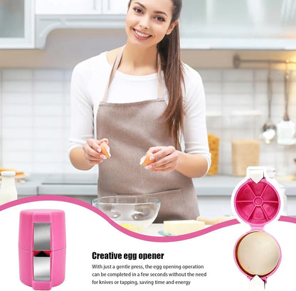 Egg Topper Cutter Tool & Egg Cracker Tool - Pack of 3, Kitchen Gadgets for Eggs, Handheld Egg Slicer - Utensils, Cover - Np
