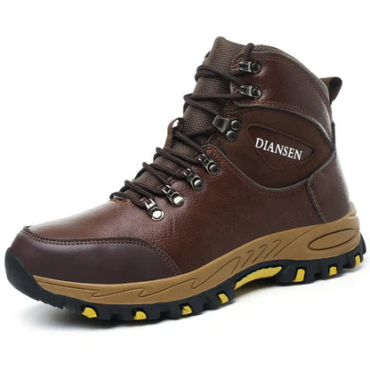 Fashion Safety Shoes Men'S Work Steel Toe Shoes Indestructible Protective Shoes Puncture-Proof Security Footwear Slip-Resistant Shoes Work Life Waterproof Shoes Wear Resistant Roofing Shoes,Father'Sdaygifts