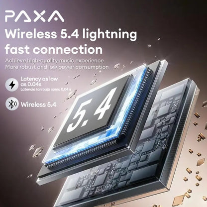 【Free Shipping】Paxa Vogbuds 5 Pro OWS Smart Voice Assistant Headset,Dynamic Stereo Sound Earbuds with ENC Call Noise Canceling Mic, Digital Battery Display