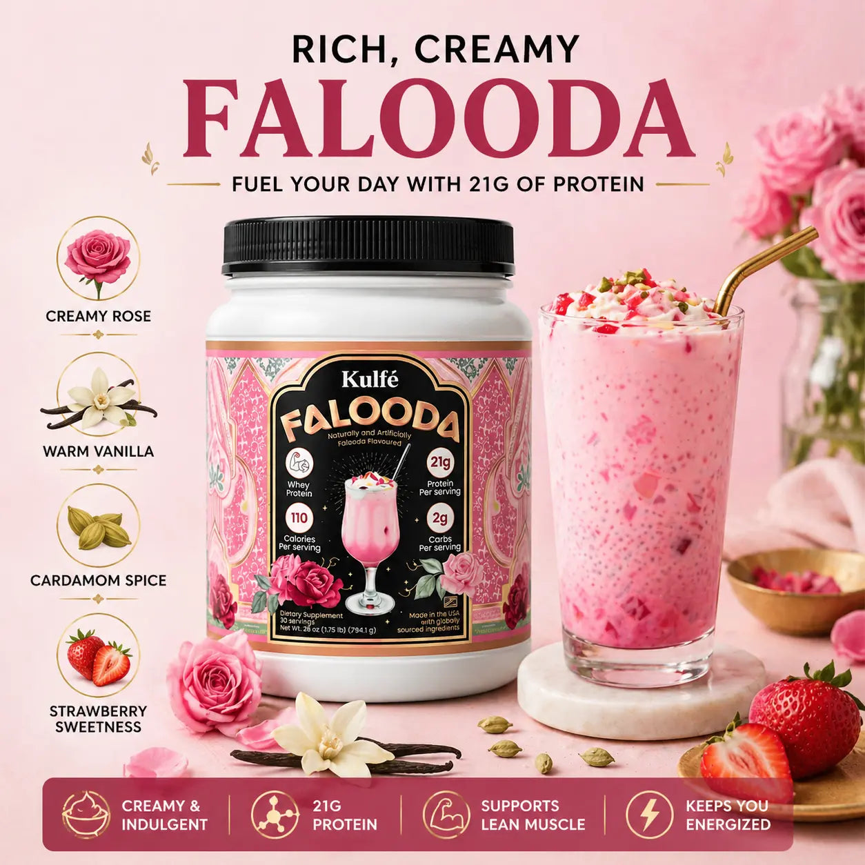 Falooda Whey Protein Powder