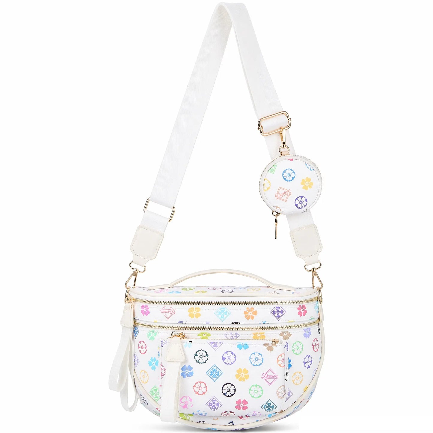 Spacious Checkered PU Leather Crossbody Bag Bum Bag Checkered Handbags Wallets for Women Summerwins