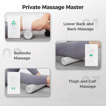 KEEP Foam Roller Set for Deep Tissue Muscle Massage, High Density Fitness Exercise Foam Roller, Massage Roller, Massage Ball, Resistance Band, for Whole Body