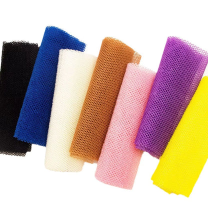 Mesh African Net Bath Sponge Water-Absorbent Long Strip Shower Scrubber Quick Foaming Lightweight Exfoliating Bath Towel