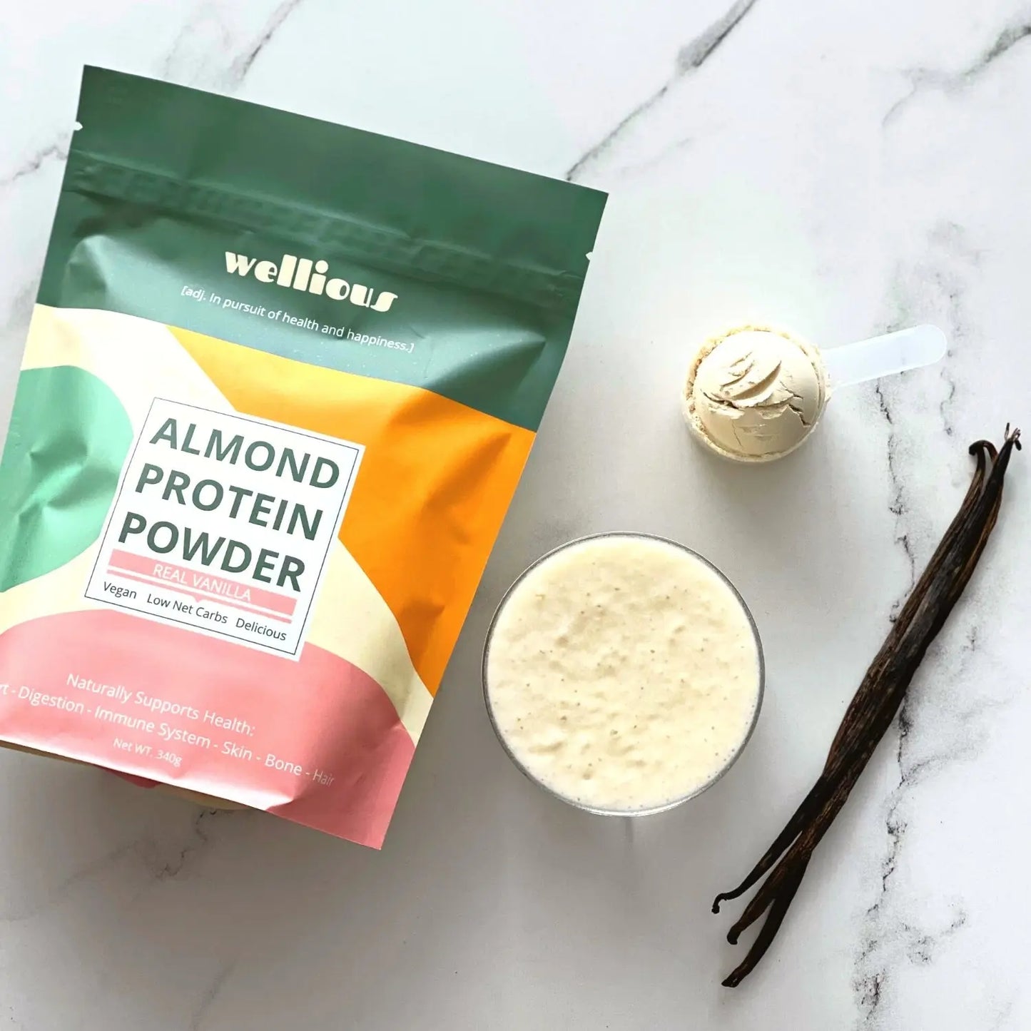 Wellious Protein Powder - Real Vanilla