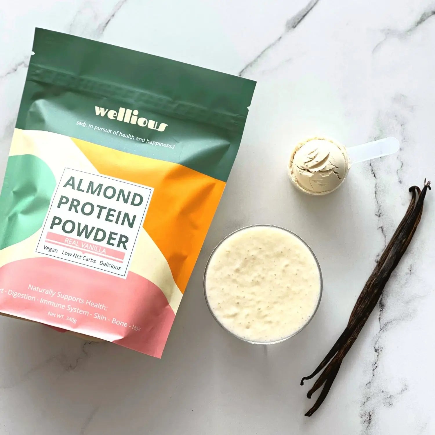 Wellious Protein Powder - Real Vanilla