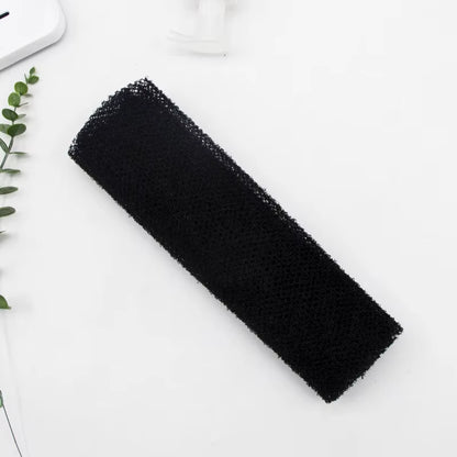 Mesh African Net Bath Sponge Water-Absorbent Long Strip Shower Scrubber Quick Foaming Lightweight Exfoliating Bath Towel