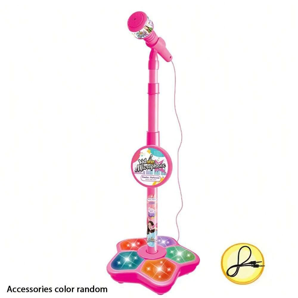 Kids Microphone Stand Toy Portable Children'S Karaoke Electronic Durable Party Karaoke Microphone Stand, Kids Karaoke Machine