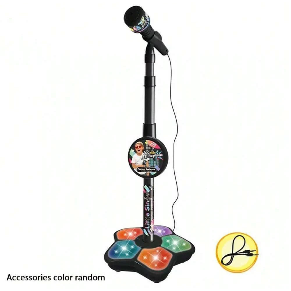 Kids Microphone Stand Toy Portable Children'S Karaoke Electronic Durable Party Karaoke Microphone Stand, Kids Karaoke Machine