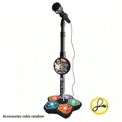 Kids Microphone Stand Toy Portable Children'S Karaoke Electronic Durable Party Karaoke Microphone Stand, Kids Karaoke Machine
