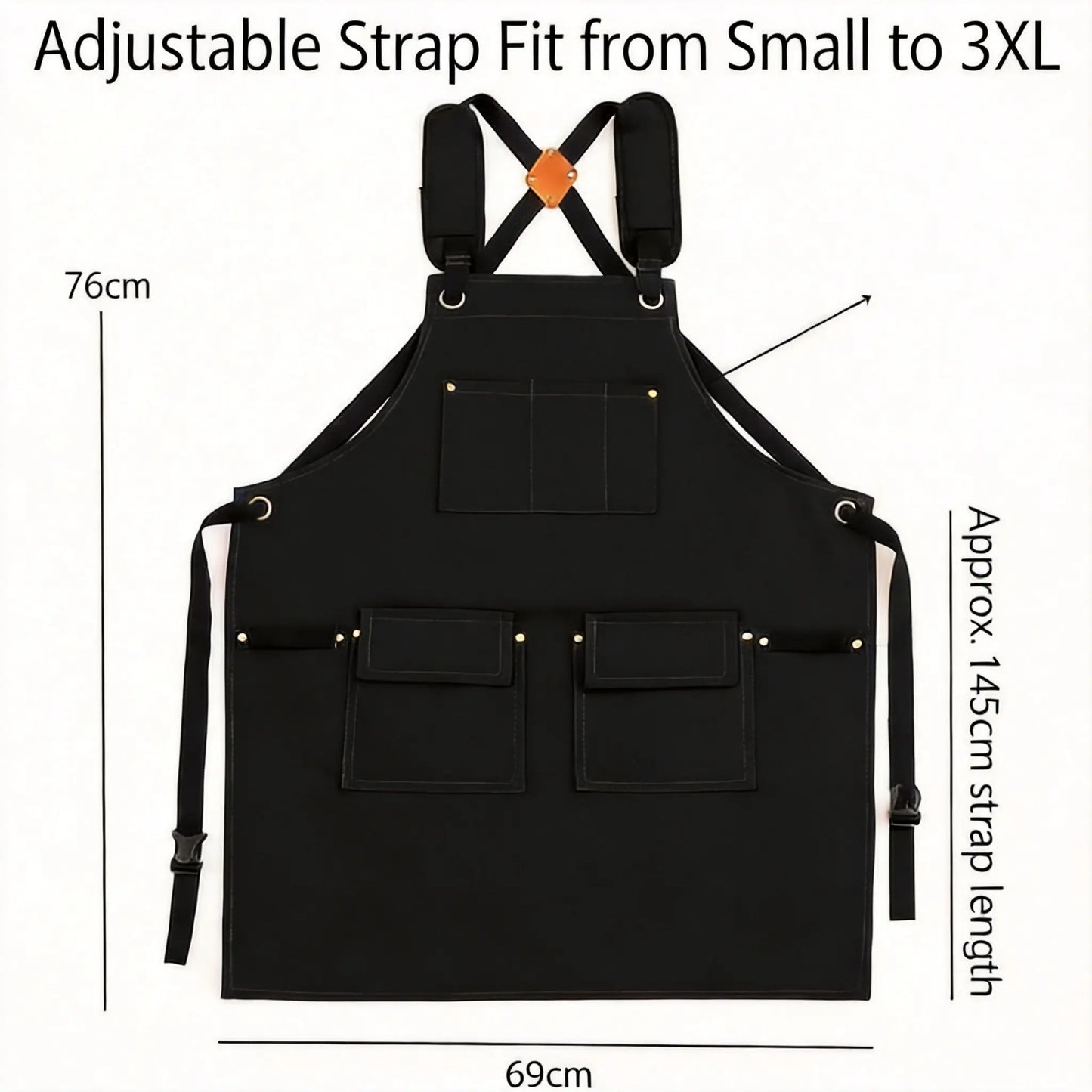 Yeewayveh Heavy Duty Work Apron for Men – 16Oz Canvas Woodworking Apron with 9 Tool Pockets, Adjustable Crossback Straps, Shop Apron for Carpenter Mechanic Foam Sprayer Sprayer Machine