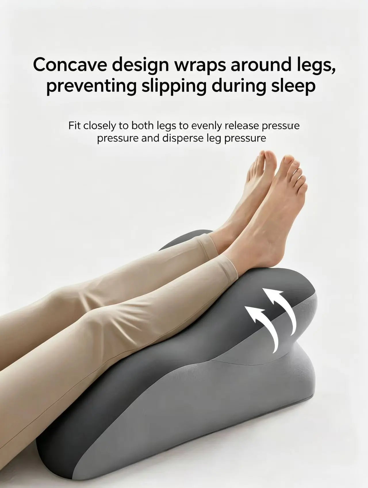 Ergonomic Cooling Fabric Reading Pillow - Premium Memory Foam Supportive Head Cushion for Phone Scrolling, Relaxing