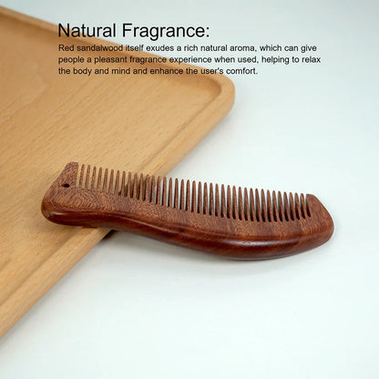 Natural Wood Comb Sandalwood Hair Comb Scalp Massage Combs Massage Anti-Tangle anti Static Hair Brush Hairdressing Styling Tools