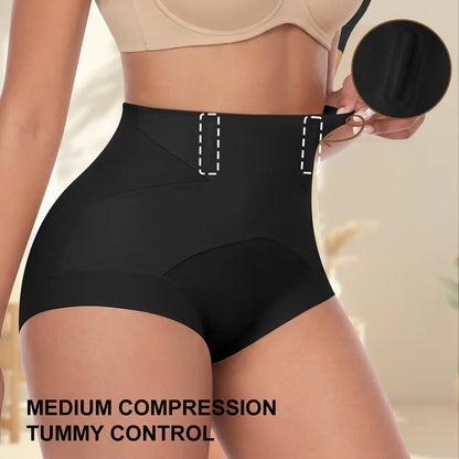 Morelect 1/3/4 Pcs Women'S High Waist Panties, Front Crisscross Design with Gentle Shaping Effect, Breathable Lightweight for Daily Comfort, Stay-Put Boned Waistband, Everyday Soft Briefs.