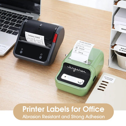 NIIMBOT Labels for B-Series Thermal Label Printer, Thermal Label Tape for Marson Jar/Bakery/Grocery/Barcode/Return Address/Small Business,Back to School,Back to School Haul