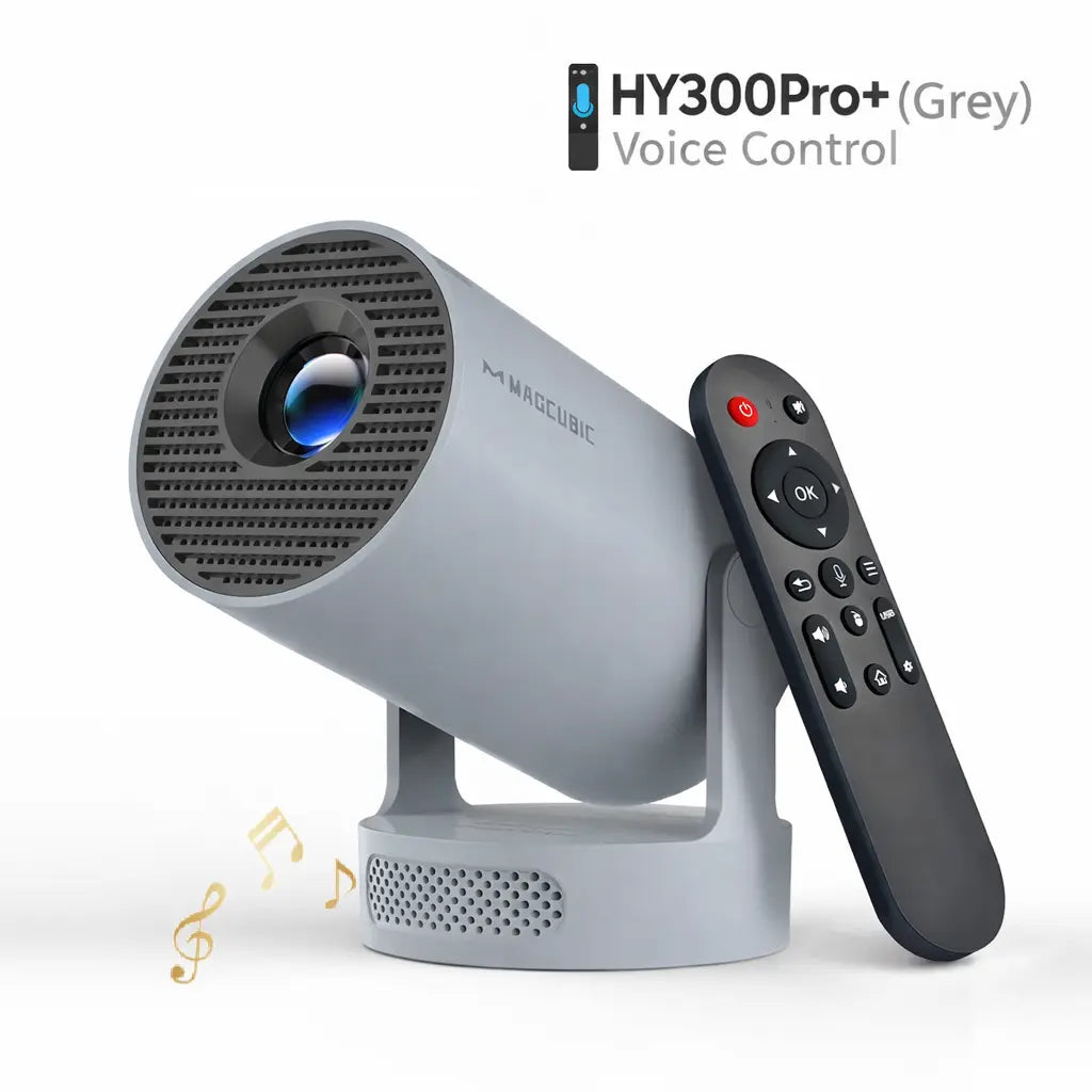 [US Warehouse] Magcubic Hy300Pro+ 290ANSI Projector Android 14 BT5.4 WIFI6 8K 4K Decode Native 1280*720P 0.8:1 Throw Ratio Built-In Speaker & Appstore Allwinner H726 Home Cinema Mini Smart Portable Upgraded Hy300Pro #Tiktokshopbacktoschool
