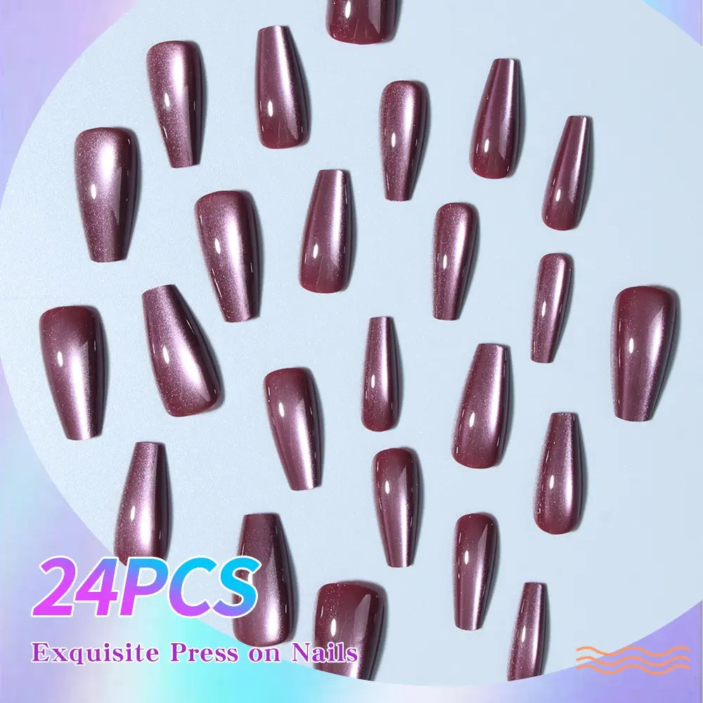 24Pcs Square Medium-Length Nails, Gradient Nude Fake Nails, Reusable, Beginner-Friendly, Includes Jelly Glue and Nail File, Nail Manicure Kit, Nail Designs, Nail Kit Set
