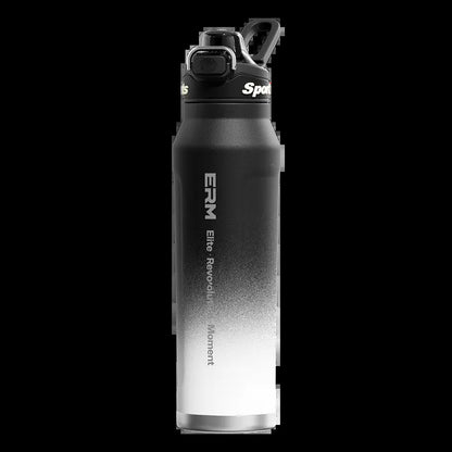 32/50Oz Vacuum Insulated Water Tumbler Bottle, Sturdy Beverage, Stylish,Portable & Leak-Proof, 2-In-1 Straw Lid, 12H Hot & 24H Cold, Stainless Steel Sports Drinkware for Gym, Office & Outdoor Enthusiasts
