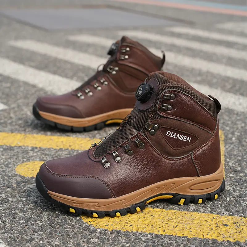 Fashion Safety Shoes Men'S Work Steel Toe Shoes Indestructible Protective Shoes Puncture-Proof Security Footwear Slip-Resistant Shoes Work Life Waterproof Shoes Wear Resistant Roofing Shoes,Father'Sdaygifts