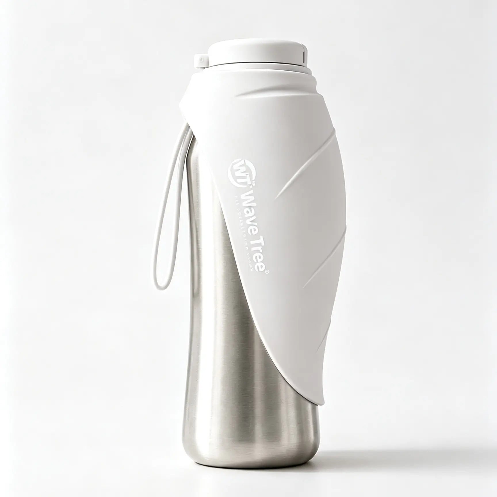 2 in 1 Dog Bowl & Water Bottle, Bpa-Free 24 Fl Oz/835 Ml Portable Dog Water Dispenser with Flip-Top Bowl, Leakproof Travel Pet Bottle for Walking, Hiking, Camping & Outdoor Adventures