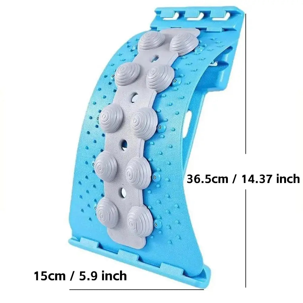 Lumbar Spine Relaxer for Gentle Stretching, Slim Shoulder and Thin Back Support, Yoga Spine Correction for Hunchback Relief, Back Stretcher, Spinal Decompression Stretcher, Relaxation Aid