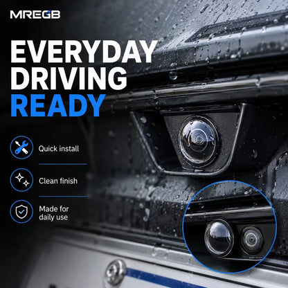 MREGB Car Camera Lens Cover. Universal 360 Panoramic View Rearview Mirror Style Backup Camera Protector. Weatherproof Anti-Scratch Reverse Parking Camera Guard Shield. Essential Auto Exterior Accessory for All Vehicles.