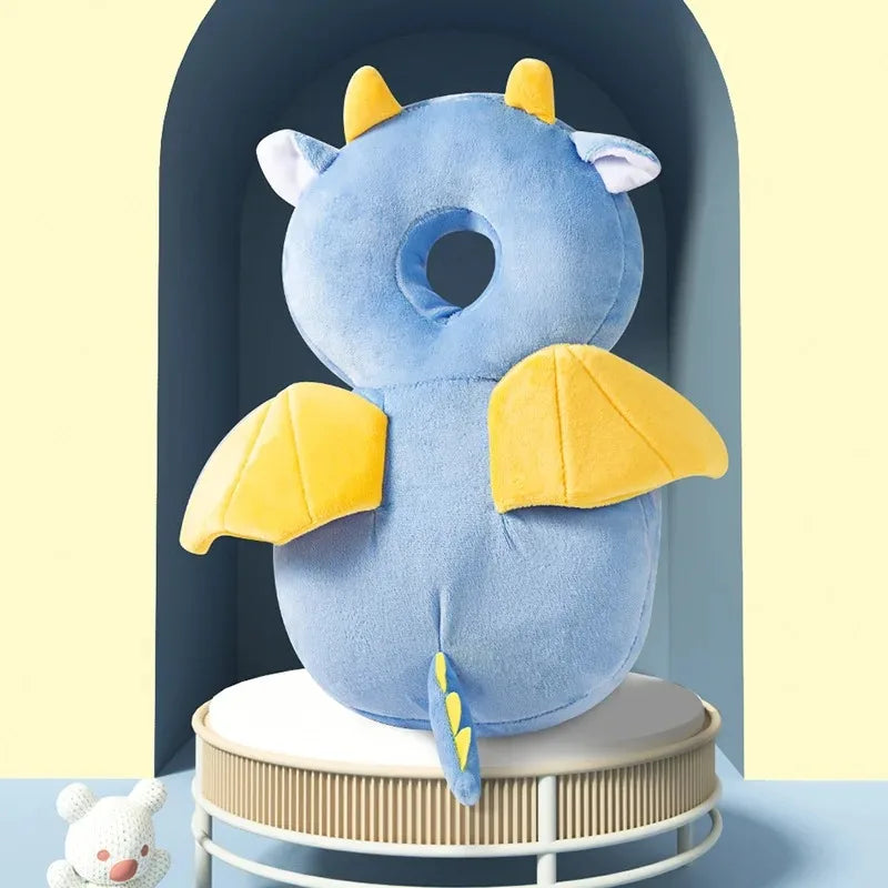 Baby Head Protector Backpack Pillow for Kids 1-3 Y Toddler Children Soft PP Cotton Protective Cushion Cartoon Security Pillows