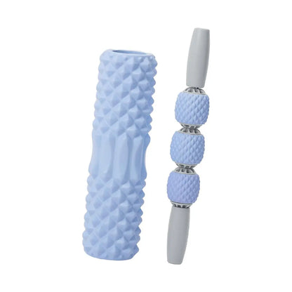 KEEP Foam Roller Set for Deep Tissue Muscle Massage, High Density Fitness Exercise Foam Roller, Massage Roller, Massage Ball, Resistance Band, for Whole Body