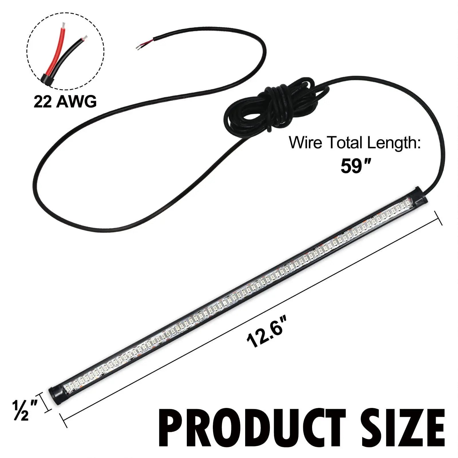 LED Bow Lights IP67 Waterproof Navigation Lamps for Pontoon Kayak Boat Gift