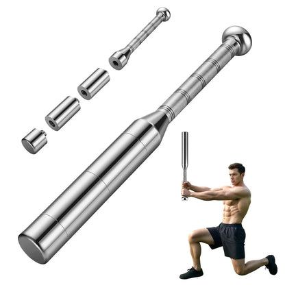 Adjustable Macebell Clubbell for Strength Training, 6/8-In-1 Premium Steel for Full Body, Muscles, Shoulder, Grips & Forearms Workouts