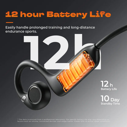 E12 Bone Conduction Bluetooth Headphones with 8MP EIS Stabilized Camera, 160+ Languages Instant Translation, Touch & Button Control, IP54 Waterproof Wearable Headset for Outdoor Cycling Vlog Recording Sports & Daily Communication