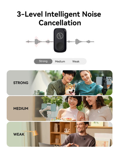 Hollyland Wireless Microphone LARK A1 USB-C for Iphone & Android 45Khz/24Bit, Magnetic Mini Mic for Podcast, Vlogging