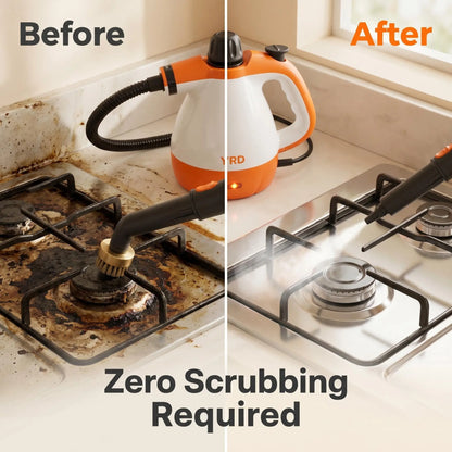 High Temp Portable Steam Cleaner - Multi-Use Antibacterial Deep Cleaning Machine with Multiple Accessories, No Scrubbing Needed, for Home & Car Use, Cleaning Tools