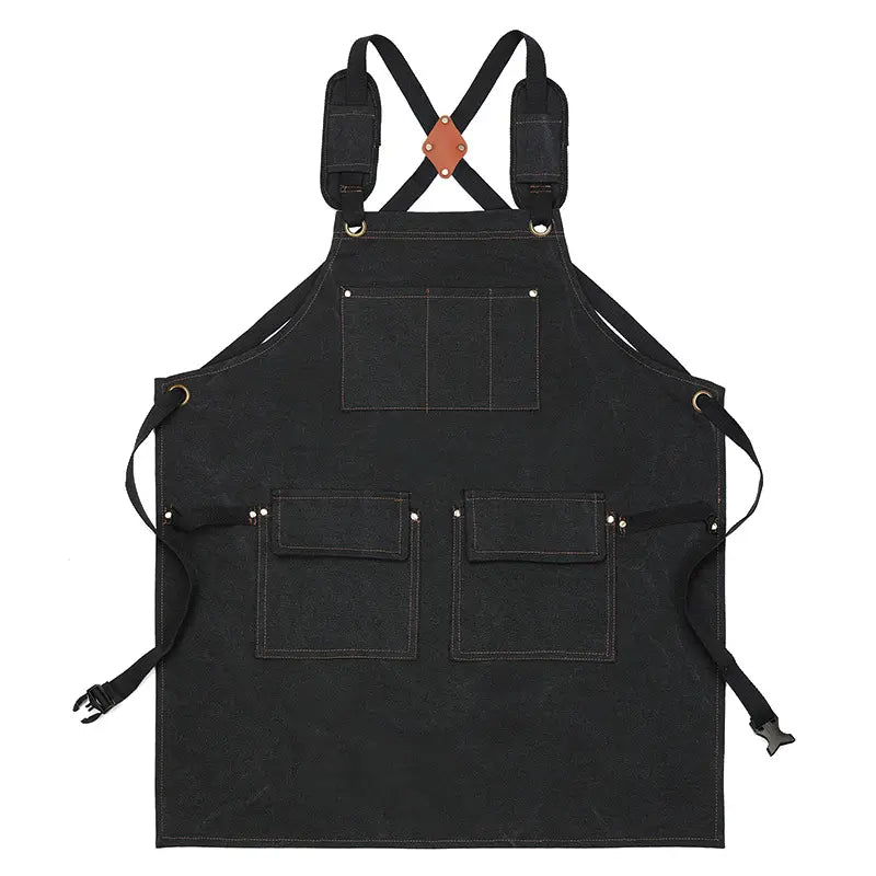 Yeewayveh Heavy Duty Work Apron for Men – 16Oz Canvas Woodworking Apron with 9 Tool Pockets, Adjustable Crossback Straps, Shop Apron for Carpenter Mechanic Foam Sprayer Sprayer Machine